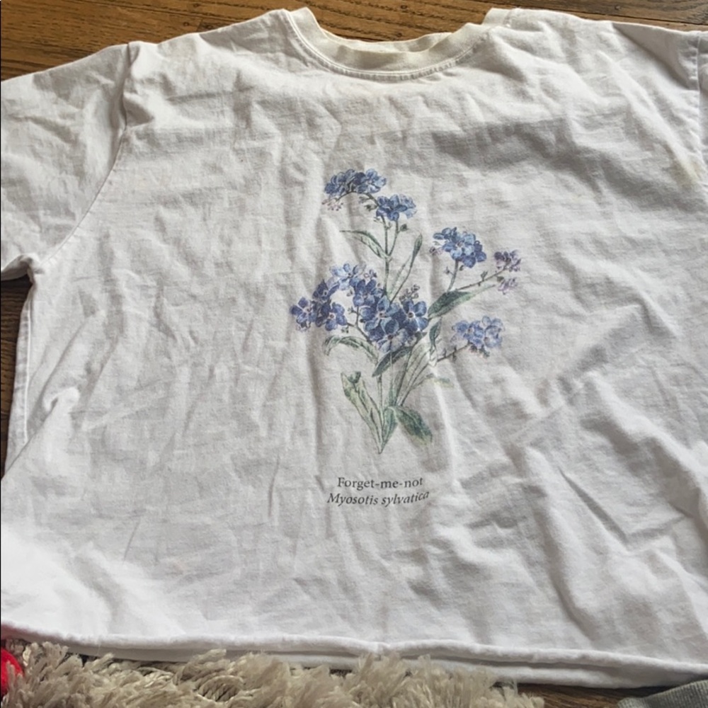 brandy melville forget me not flower top